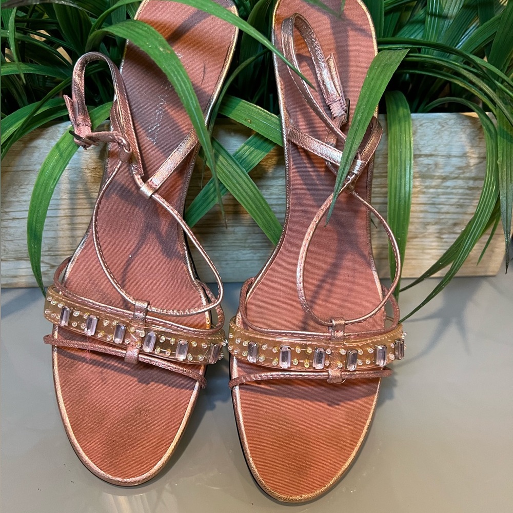 Rose color heels